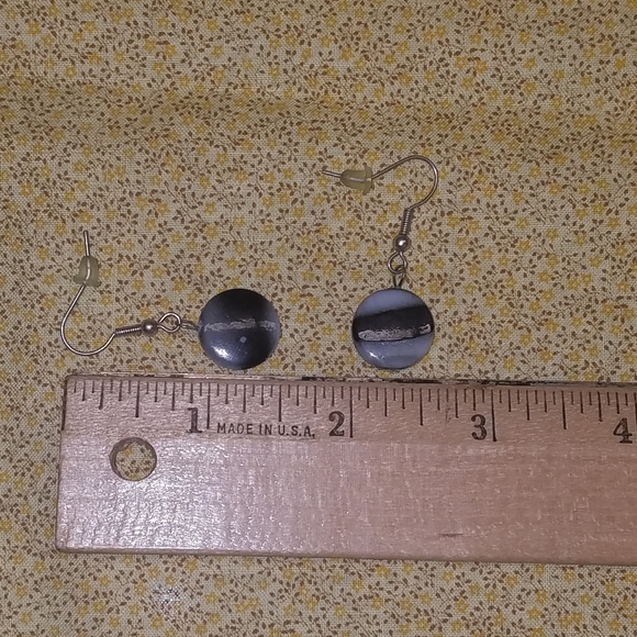 Black glass necklace set - Picture 2 of 6